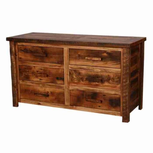 Colorado reclaimed wood dresser - 6 drawer