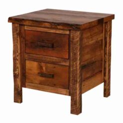 Colorado Reclaimed Wood Nightstand - 2 Drawer