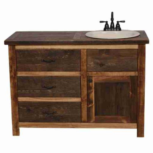 Colorado reclaimed wood vanity - 36", 48" or 60"