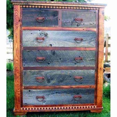 Country roads barnwood chest 12