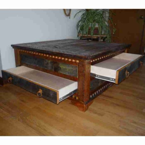 Country roads barnwood coffee table - image 2
