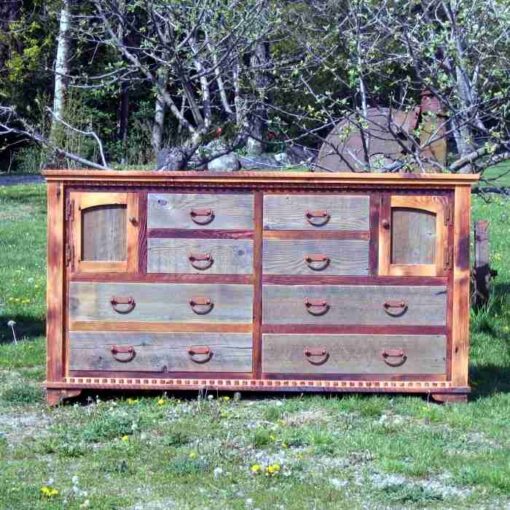 Country roads barnwood dresser