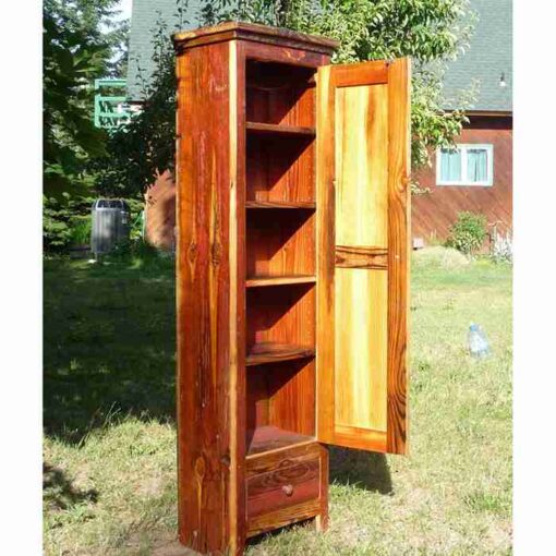 Country roads barnwood jelly cupboard - image 2