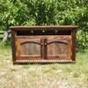 Country Roads Barnwood Widescreen Entertainment Center