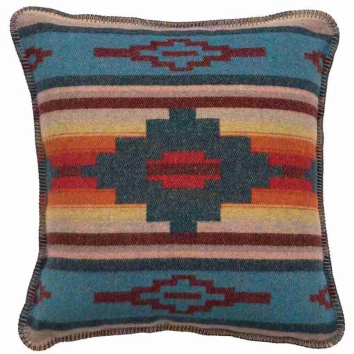 Crystal creek pillow (20"x20") by wooded river