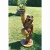 Dancing Bear Chainsaw Carving Stump Sculpture