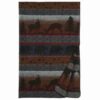 Deer Meadow II Throw Blanket by Wooded River