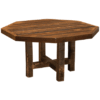 Fireside Barnwood Octagon Dining Table