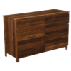 Fireside Lodge Barnwood 6 Drawer Uptown Dresser