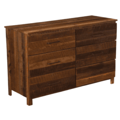 Fireside Lodge Barnwood 6 Drawer Uptown Dresser