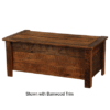 Fireside Lodge Barnwood Blanket Chest