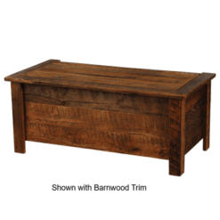 Fireside Lodge Barnwood Blanket Chest