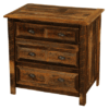 Fireside Lodge Barnwood Chest - 3 Drawer