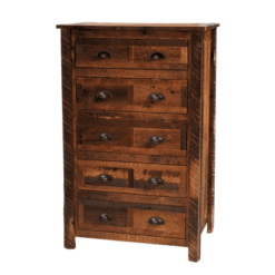 Fireside Lodge Barnwood Chest - 5 Drawers