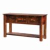 Fireside Lodge Barnwood Console Table