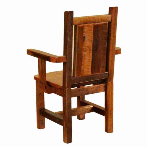 Fireside lodge barnwood dining arm chair - image 3