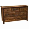 Fireside Lodge Barnwood Dresser - 7 Drawer