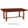 Fireside Lodge Barnwood Farmhouse Dining Table