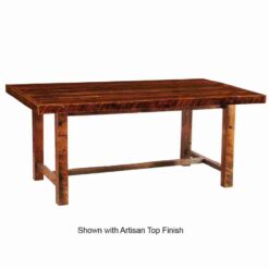 Fireside Lodge Barnwood Farmhouse Dining Table