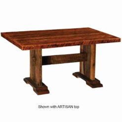 Fireside Lodge Barnwood Harvest Dining Table