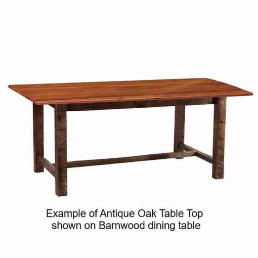 Fireside lodge barnwood homestead dining table - image 2