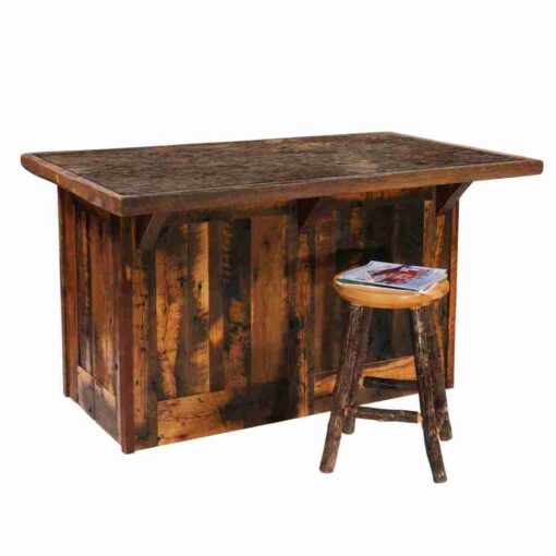 Fireside lodge barnwood kitchen island - image 3