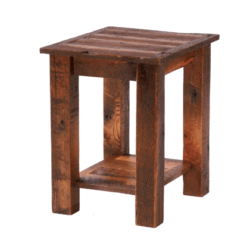 Fireside Lodge Barnwood Open End Table