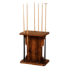 Fireside Lodge Barnwood Floor Pool Cue Rack