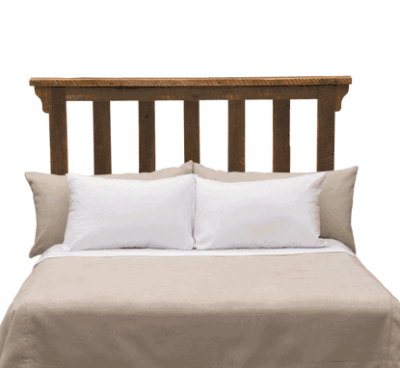 Fireside lodge barnwood post headboard 28 1