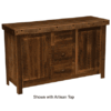Fireside Lodge Barnwood Sideboard With Drawers