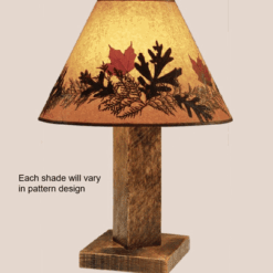 Fireside lodge barnwood table lamp 42