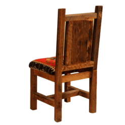Fireside lodge barnwood upholstered dining side chair 35