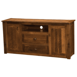 Fireside Lodge Barnwood Widescreen Entertainment Center