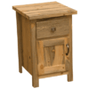 Fireside Lodge Blue Stained Pine Enclosed Nightstand