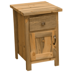 Fireside Lodge Blue Stained Pine Enclosed Nightstand