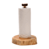 Fireside Lodge Cedar Free Standing Log Paper Towel Holder