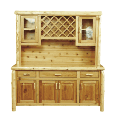 Fireside Lodge Cedar Log Buffet - 75"