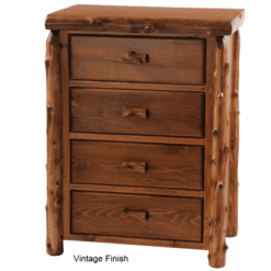 Fireside lodge cedar log chest 3 drawer 34