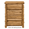 Fireside Lodge Cedar Log Chest - 4 Drawer