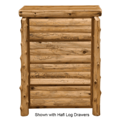 Fireside Lodge Cedar Log Chest - 4 Drawer