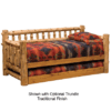 Fireside Lodge Cedar Log Daybed