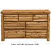  Fireside Lodge Cedar Log Dresser - 7 Drawer