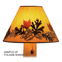 Fireside lodge cedar log floor lamp w shelf 57 1