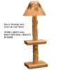 Fireside Lodge Cedar Log Floor Lamp W/ Shelf