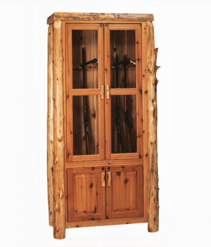 Log Gun Cabinet