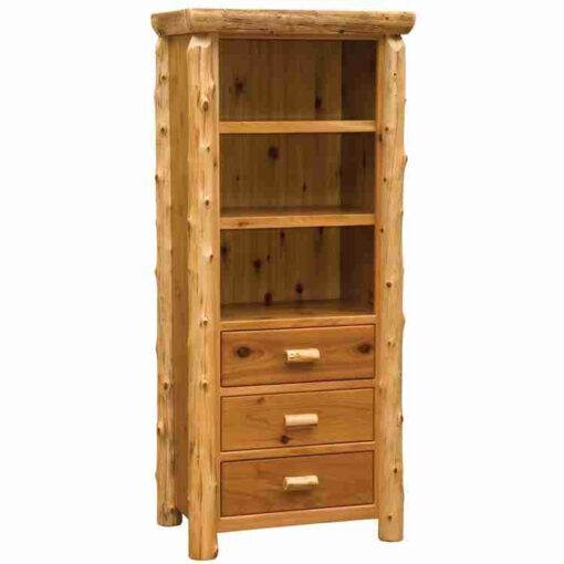 Fireside lodge cedar log open pantry