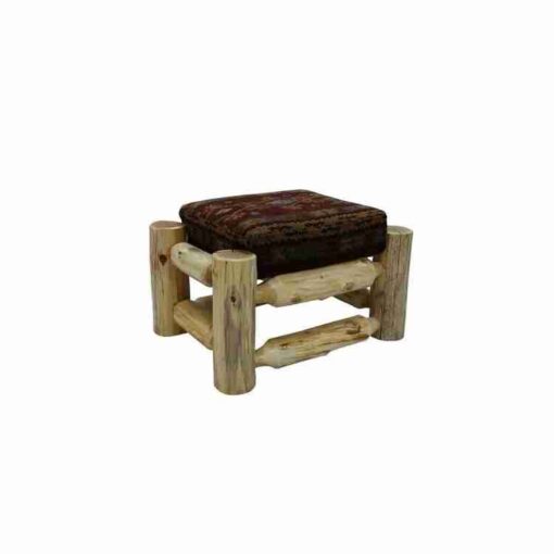 Fireside lodge cedar log ottoman for lounge chair - image 2