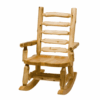 Fireside Lodge Cedar Log Rocking Chair