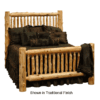 Fireside Lodge Cedar Log Spindle Bed