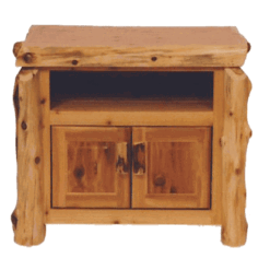 Fireside Lodge Cedar Log Television Stand